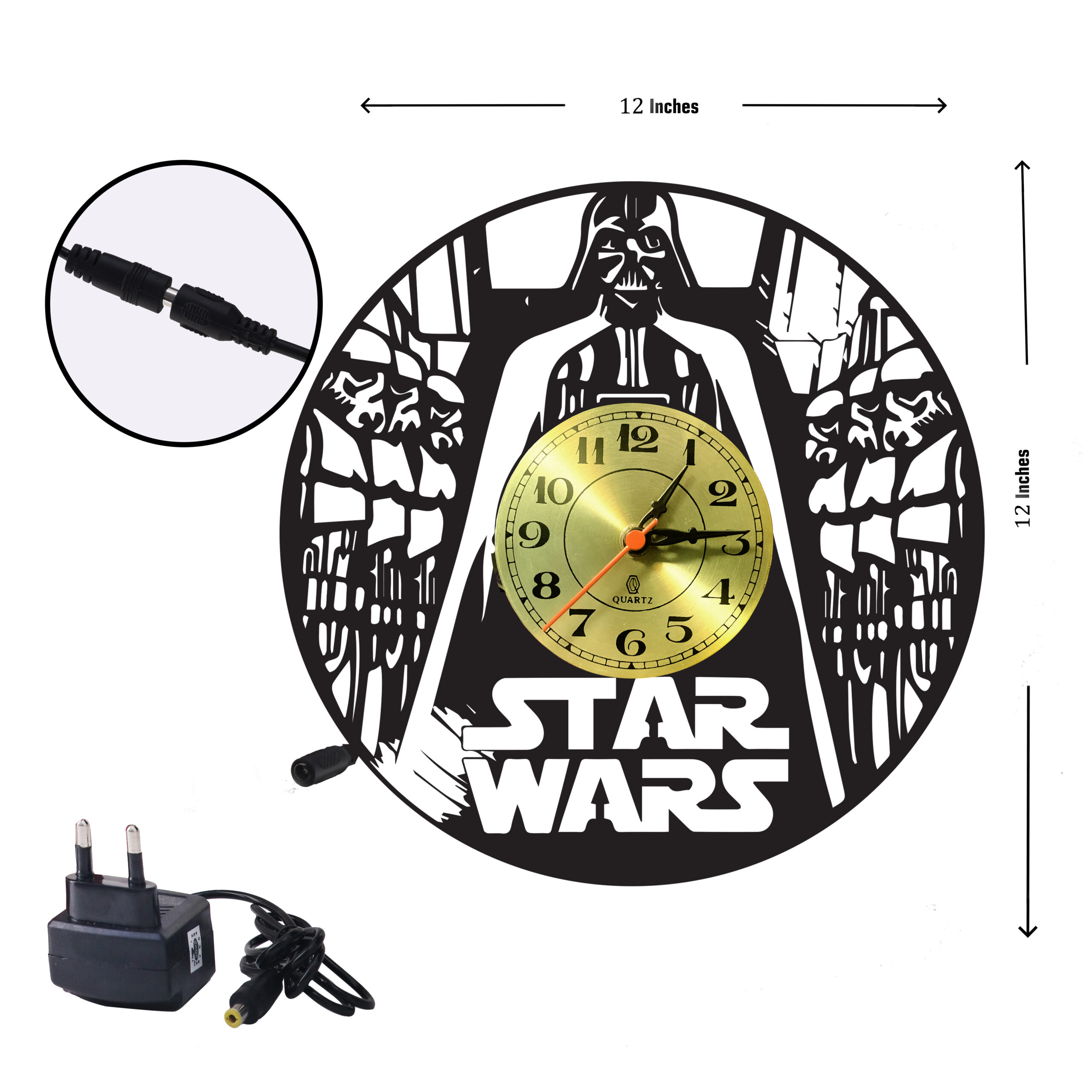  KingLive Starwar Vinyl Wall Clock Epic Space Wars